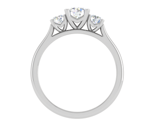 0.50 cts Solitaire Platinum Diamond Ring JL PT R3 RD 168   Jewelove.US