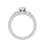 Load image into Gallery viewer, 0.30cts Solitaire Diamond Split Shank Platinum Ring JL PT RV RD 160   Jewelove
