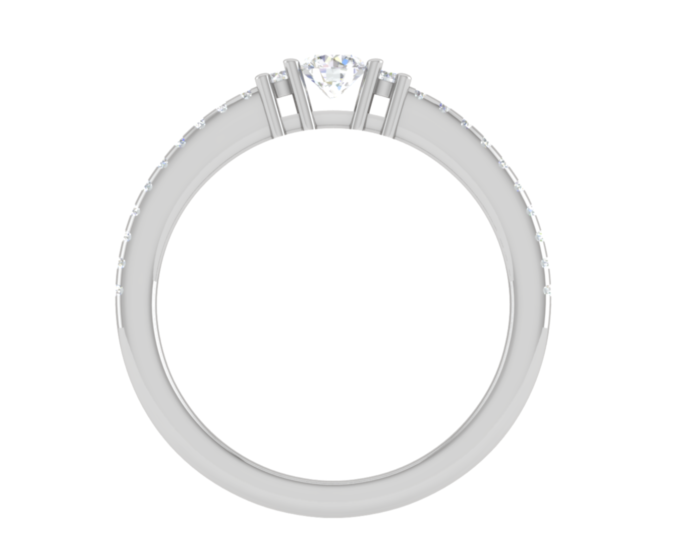 0.30 cts Solitaire Platinum Diamond Ring JL PT R3 RD 177   Jewelove.US