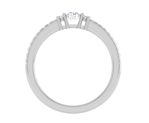 0.30 cts Solitaire Platinum Diamond Ring JL PT R3 RD 177   Jewelove.US