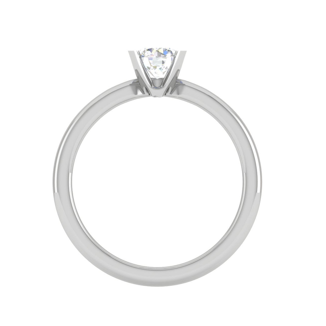 1 Carat Solitaire Platinum Ring JL PT RS RD 102   Jewelove.US