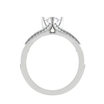 Load image into Gallery viewer, 0.30 cts Solitaire Diamond Split Shank Platinum Ring JL PT RP RD 137   Jewelove.US
