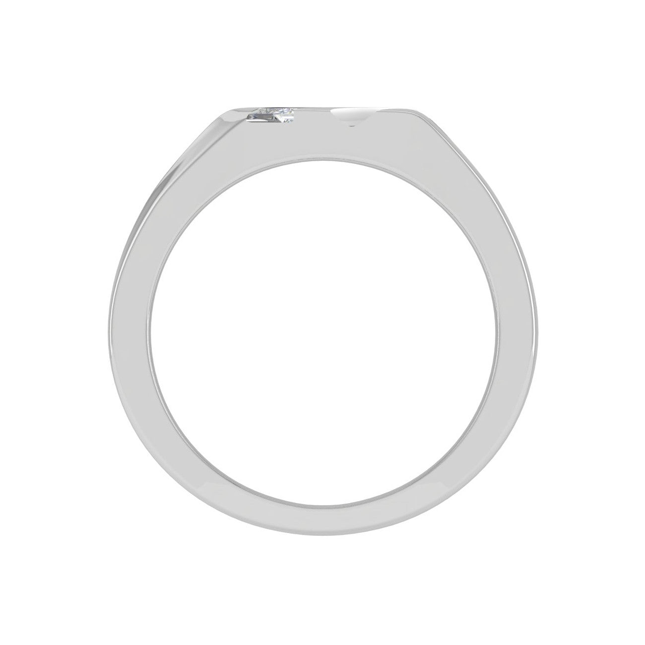 Platinum Unisex Ring with Diamonds JL PT MB PR 136   Jewelove.US