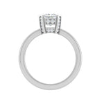 Load image into Gallery viewer, 1.00 cts Princess Cut Solitaire Platinum Diamonds Ring JL PT RS PR 131   Jewelove.US
