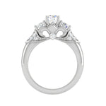 Load image into Gallery viewer, 0.30cts Solitaire Diamond Shank Platinum Ring JL PT RV RD 166   Jewelove
