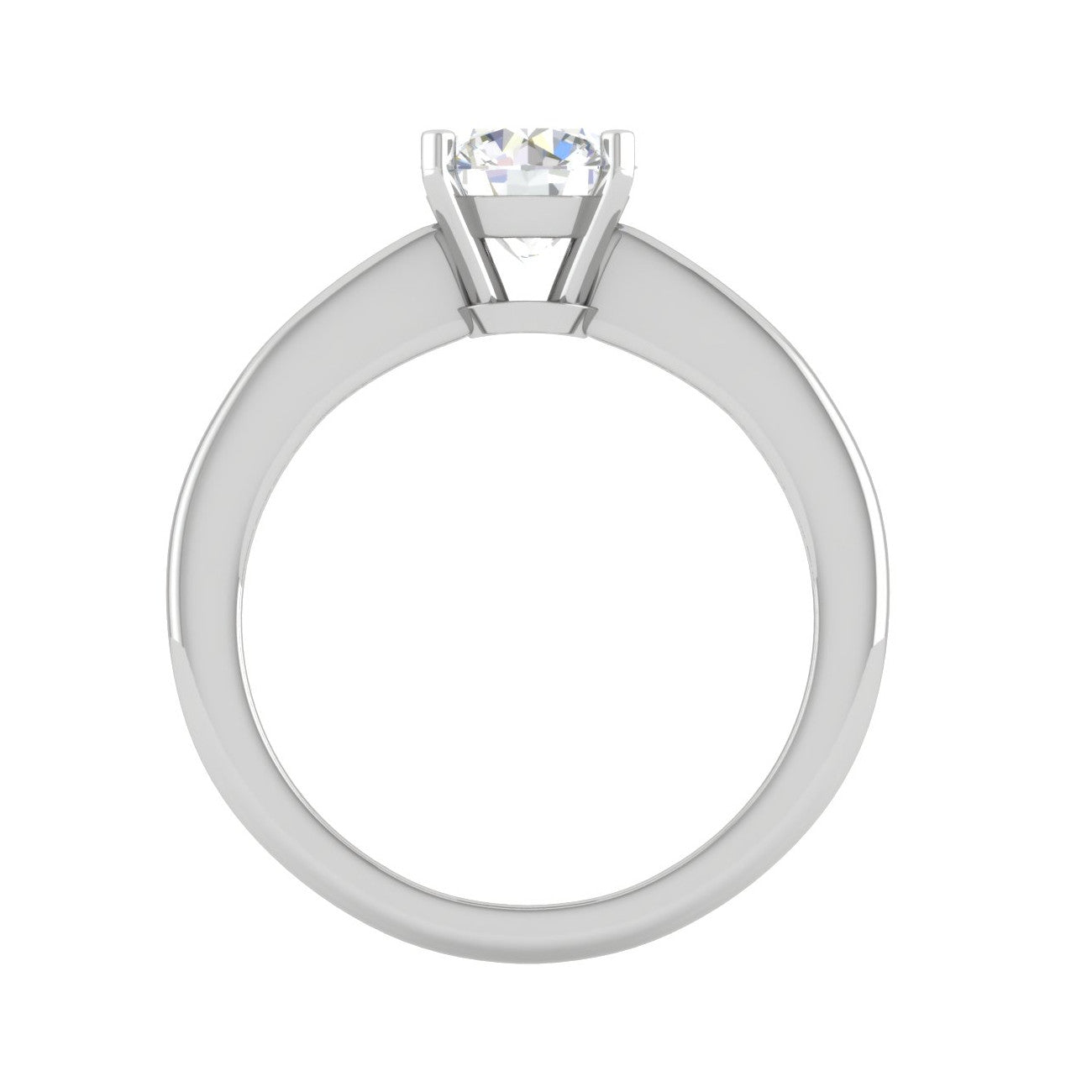 0.50 cts Solitaire Platinum Ring JL PT RS RD 137   Jewelove.US