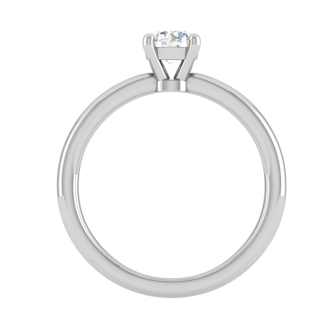 0.30 cts Solitaire Platinum Ring JL PT RS RD 175   Jewelove.US