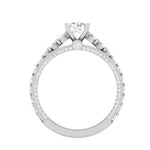 Load image into Gallery viewer, 0.25 cts Solitaire Diamond Split Shank Platinum Ring for Women JL PT RV RD 129   Jewelove
