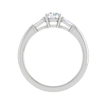 Load image into Gallery viewer, 0.50 cts. Platinum Solitaire Diamond Ring JL PT R3 RD 116   Jewelove.US
