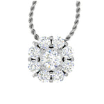 Load image into Gallery viewer, 0.50 cts. Solitaire Platinum Pendant with Diamond JL PT PF RD 116   Jewelove.US
