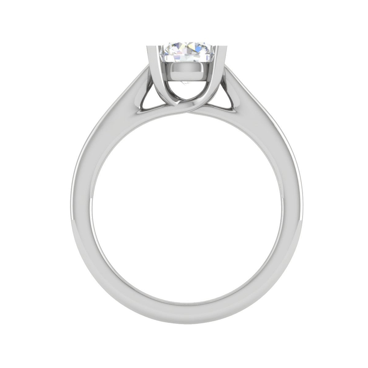1 Carat Solitaire Platinum Ring JL PT RS RD 106   Jewelove.US