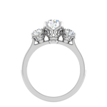 Load image into Gallery viewer, 1.00 cts Platinum Solitaire Diamond Shank Ring JL PT R3 RD 115   Jewelove.US
