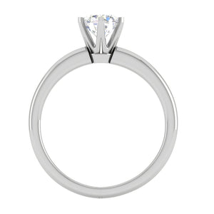 0.30 cts Solitaire Platinum Ring JL PT RS RD 176   Jewelove.US