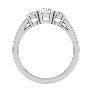 0.50 cts Solitaire Platinum Shank Diamond Ring JL PT R3 RD 107   Jewelove.US