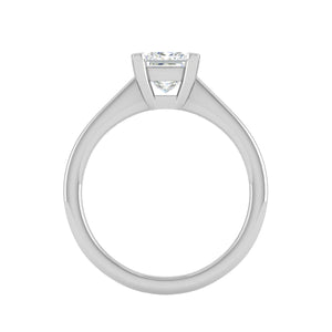 0.30 cts Princess Cut Solitaire Platinum Ring JL PT RS PR 129   Jewelove