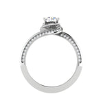 Load image into Gallery viewer, 0.30 cts Solitaire Diamond Twisted Shank Platinum Ring JL PT RP RD 113   Jewelove.US
