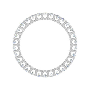 Platinum Ring With Diamonds for Women JL PT ET RD 107   Jewelove.US