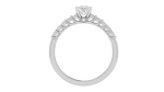 Load image into Gallery viewer, 0.30 cts Princess Cut Solitaire Platinum Ring JL PT RC PR 223   Jewelove.US
