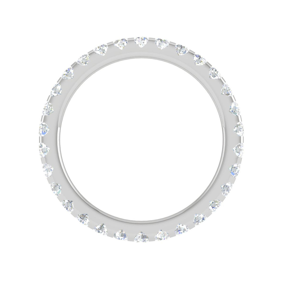 Platinum Ring With Diamonds for Women JL PT ET RD 113   Jewelove.US