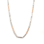 Load image into Gallery viewer, Designer Uni-Sex Platinum &amp; Rose Gold Chain JL PT CH 1024
