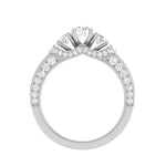 Load image into Gallery viewer, 0.25 cts Solitaire Split Shank Diamond Platinum Ring for Women JL PT RV RD 117   Jewelove
