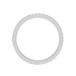 Platinum Eternity Ring with Diamonds for Women JL PT D4129   Jewelove.US