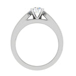 Load image into Gallery viewer, 0.30 cts Solitaire Diamond Shank Platinum Ring JL PT RC RD 112   Jewelove.US
