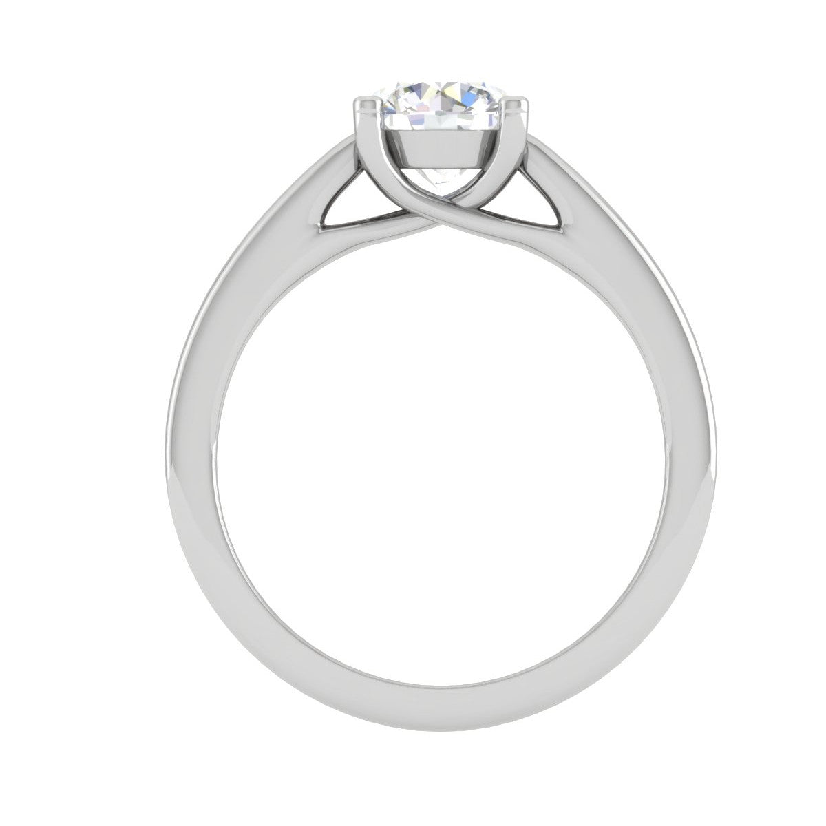 0.50 cts Solitaire Platinum Ring JL PT RS RD 143   Jewelove.US