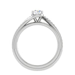 Load image into Gallery viewer, 0.30 cts Solitaire Diamond Split Shank Platinum Ring JL PT RP RD 175   Jewelove.US
