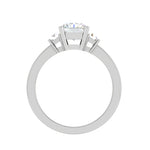 Load image into Gallery viewer, 0.70cts Emerald Cut Solitaire Diamond Platinum Ring JL PT RETSS1241   Jewelove.US
