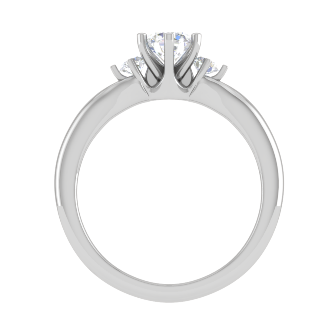 0.50 cts Solitaire Platinum Ring JL PT R3 RD 149   Jewelove.US