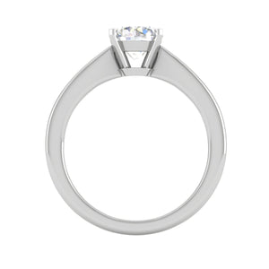 0.50 cts Solitaire Platinum Ring JL PT RS RD 152   Jewelove.US