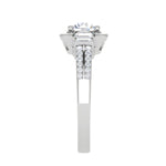 Load image into Gallery viewer, 0.30 cts. Solitaire Split Shank with Baguette Diamond Platinum Engagement Ring JL PT WB5930E   Jewelove

