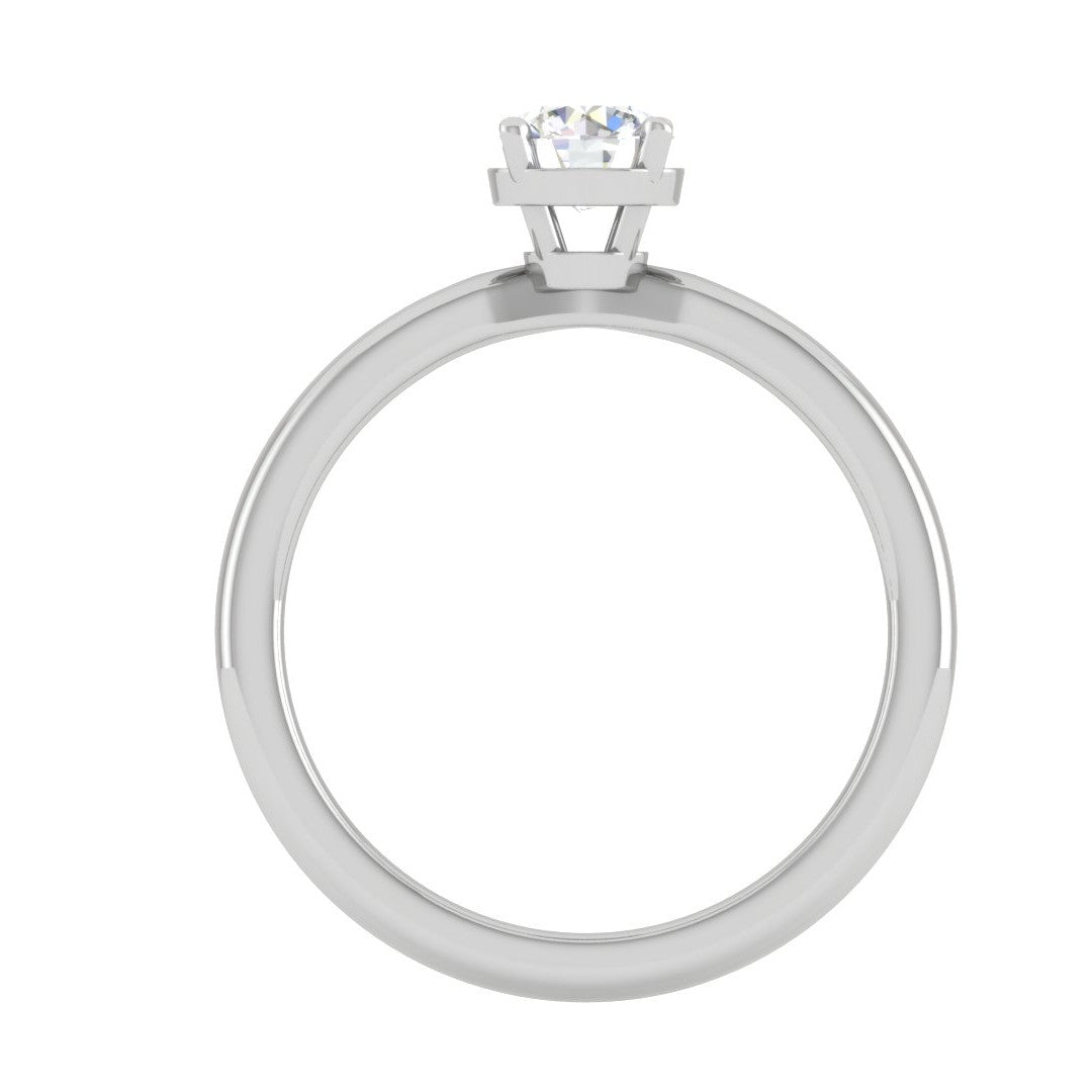 0.50 cts Solitaire Platinum Ring JL PT RS RD 111   Jewelove.US