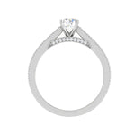 Load image into Gallery viewer, 0.30 cts Solitaire Diamond Shank Platinum Ring JL PT RP RD 145   Jewelove.US
