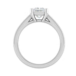 Load image into Gallery viewer, 1.00 cts Princess Cut Solitaire Platinum Ring JL PT RS PR 130   Jewelove.US
