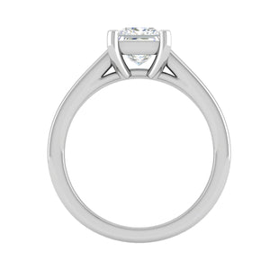 1.00 cts Princess Cut Solitaire Platinum Ring JL PT RS PR 130   Jewelove.US