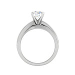 Load image into Gallery viewer, 0.50cts Solitaire Diamond Twisted Shank Platinum Ring JL PT 52029   Jewelove.US
