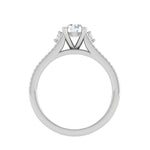 Load image into Gallery viewer, 0.30cts Diamond Split Shank Solitaire Platinum Ring JL PT M00245   Jewelove.US
