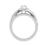 Load image into Gallery viewer, 0.50 cts Designer Solitaire Diamond Platinum Ring JL PT RP RD 200   Jewelove.US
