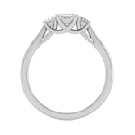 Load image into Gallery viewer, 0.50 cts. Princess Cut Solitaire Platinum Diamond Ring JL PT R3 PR 158   Jewelove.US
