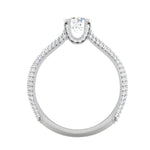 Load image into Gallery viewer, 0.30 cts Solitaire Diamond Split Shank Platinum Ring JL PT RP RD 155   Jewelove.US
