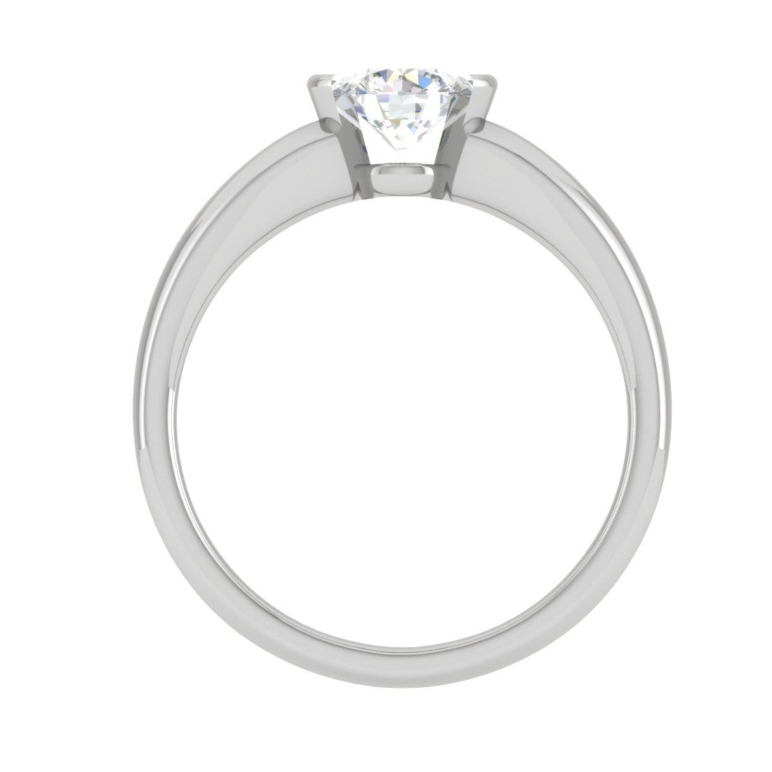 0.30 cts Solitaire Platinum Ring JL PT RS RD 155   Jewelove.US