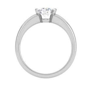 0.30 cts Solitaire Platinum Ring JL PT RS RD 155   Jewelove.US