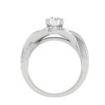 Load image into Gallery viewer, 0.30 cts Solitaire Diamond Twisted Shank Platinum Ring JL PT JRW2434MM-A   Jewelove.US
