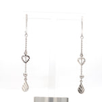 Load image into Gallery viewer, Japanese Platinum Earrings with Diamond Cutting for Women JL PT E 285   Jewelove.US
