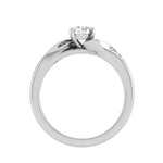 Load image into Gallery viewer, 0.25 cts Solitaire Diamond Shank Platinum Ring for Women JL PT RV RD 122   Jewelove
