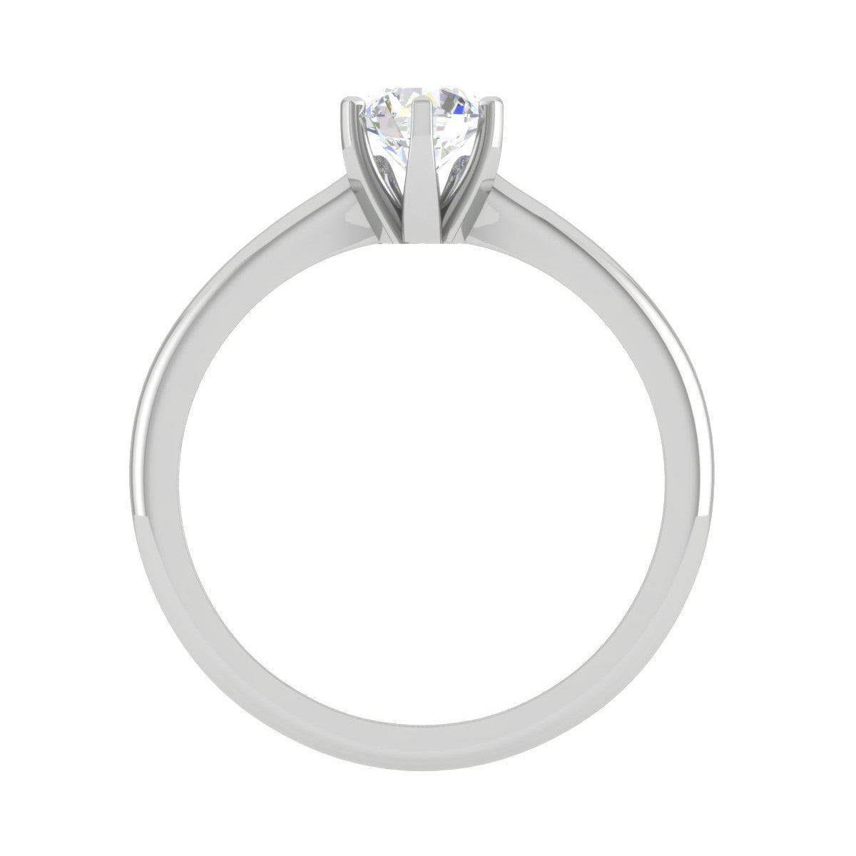 0.30 cts Solitaire Platinum Ring JL PT RS RD 154   Jewelove.US