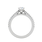 Load image into Gallery viewer, 0.30 cts Solitaire Diamond Split Shank Platinum Ring JL PT RP RD 147   Jewelove.US
