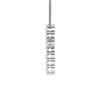 Platinum Cross Pendant with Diamonds for Women JL PT P PF RD 100   Jewelove.US